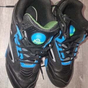 Reebok Mens Black Blue Shaq Victory Pump H06491  Basketball Shoes size 8 US